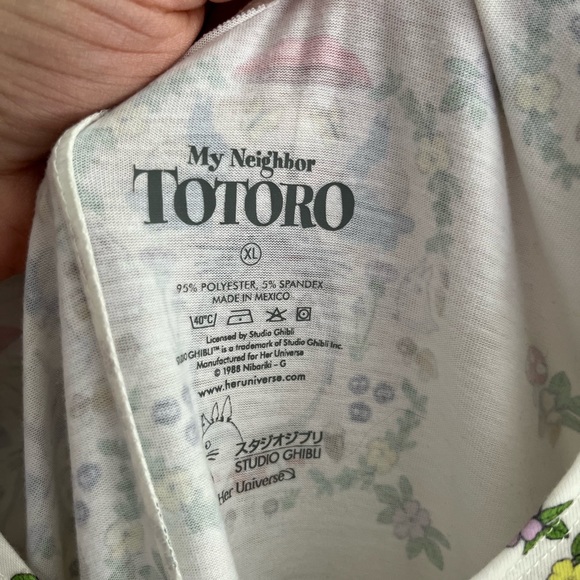 My Neighbor Tortoro T-shirt dress size xl - Picture 6 of 8